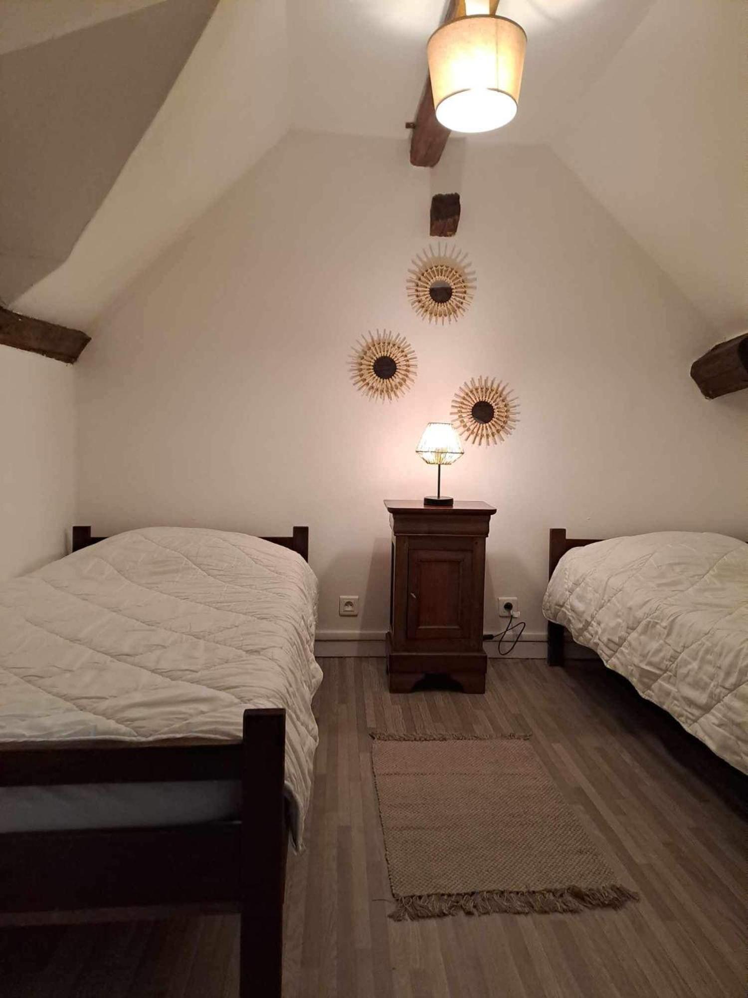 Les Chaumieres Du Chene Otel Pouillé Dış mekan fotoğraf